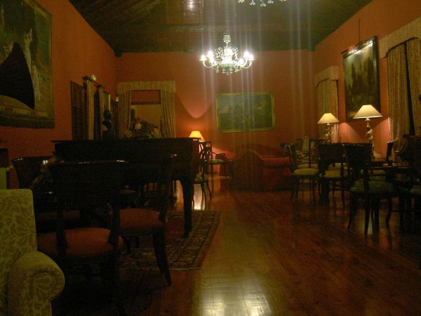 Upstairs concert room at Abaco.