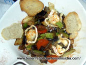 Vegetable stir fry wok vegetarian dish