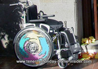 Wheelchair of Hotel Monopol Tenerife