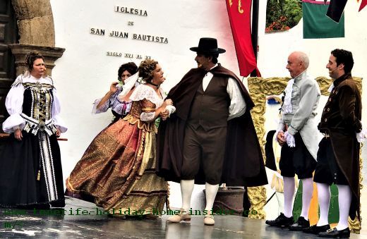 San Juan de la Rambla the only Tenerife town with a baroque XVIII Fiesta