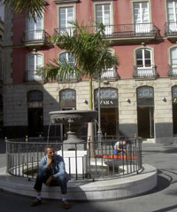 Zara at Plaza Canderlaria of Santa Cruz